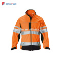 Winter Construction Workwear Engineer Chaqueta reflectante de seguridad roja